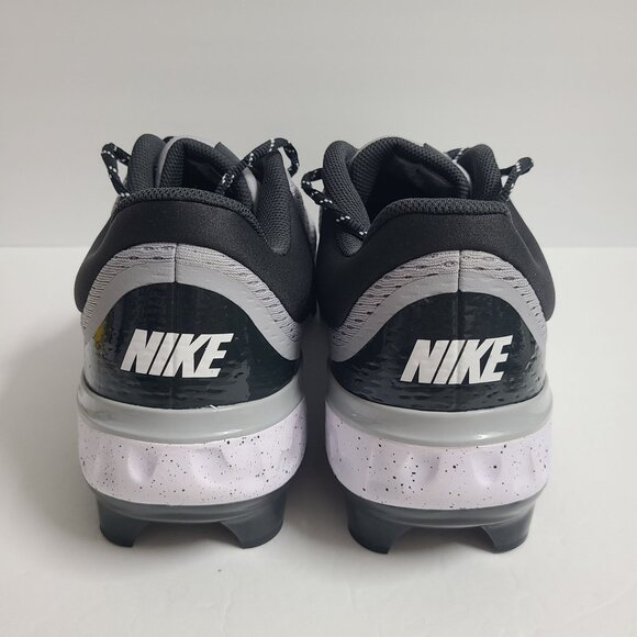 NEW Nike Alpha Huarache Elite 4 Low MCS Baseball Cleats FD6221-002 Size 15 Gray main image 3
